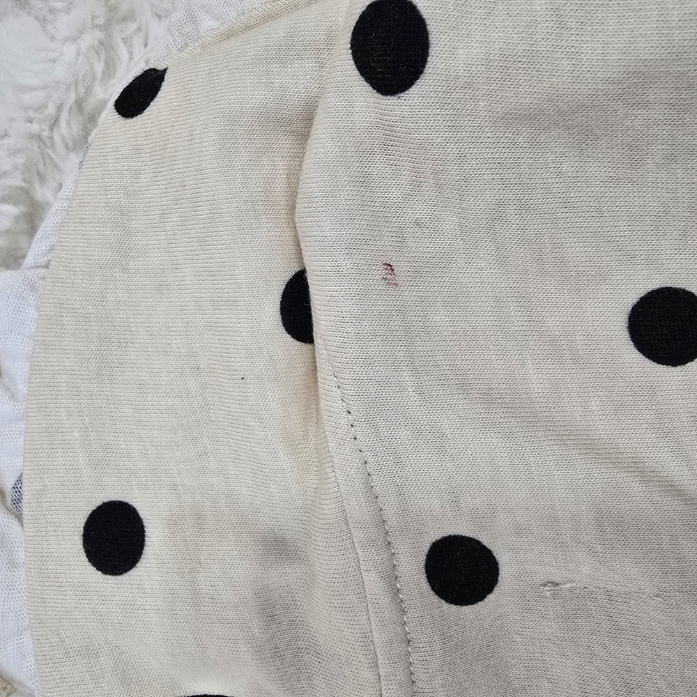 Cream Polka Dot Blouse : Anthropologie - Picture 9 of 12